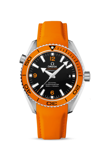 Omega Seamaster Planet Ocean 600M Co-Axial 42 Stainless Steel / Orange / Orange Rubber